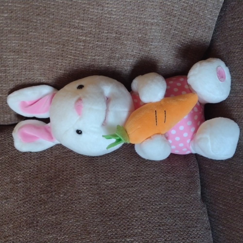 Rabbit Plush Happy Go Lucky Light Up, Sings with Moving Ears